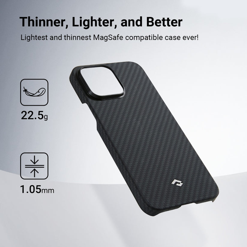 Resigilat: Husa de protectie Pitaka MagEZ 3 cu MagSafe pentru iPhone 14 Pro, Negru - iSTYLE RO