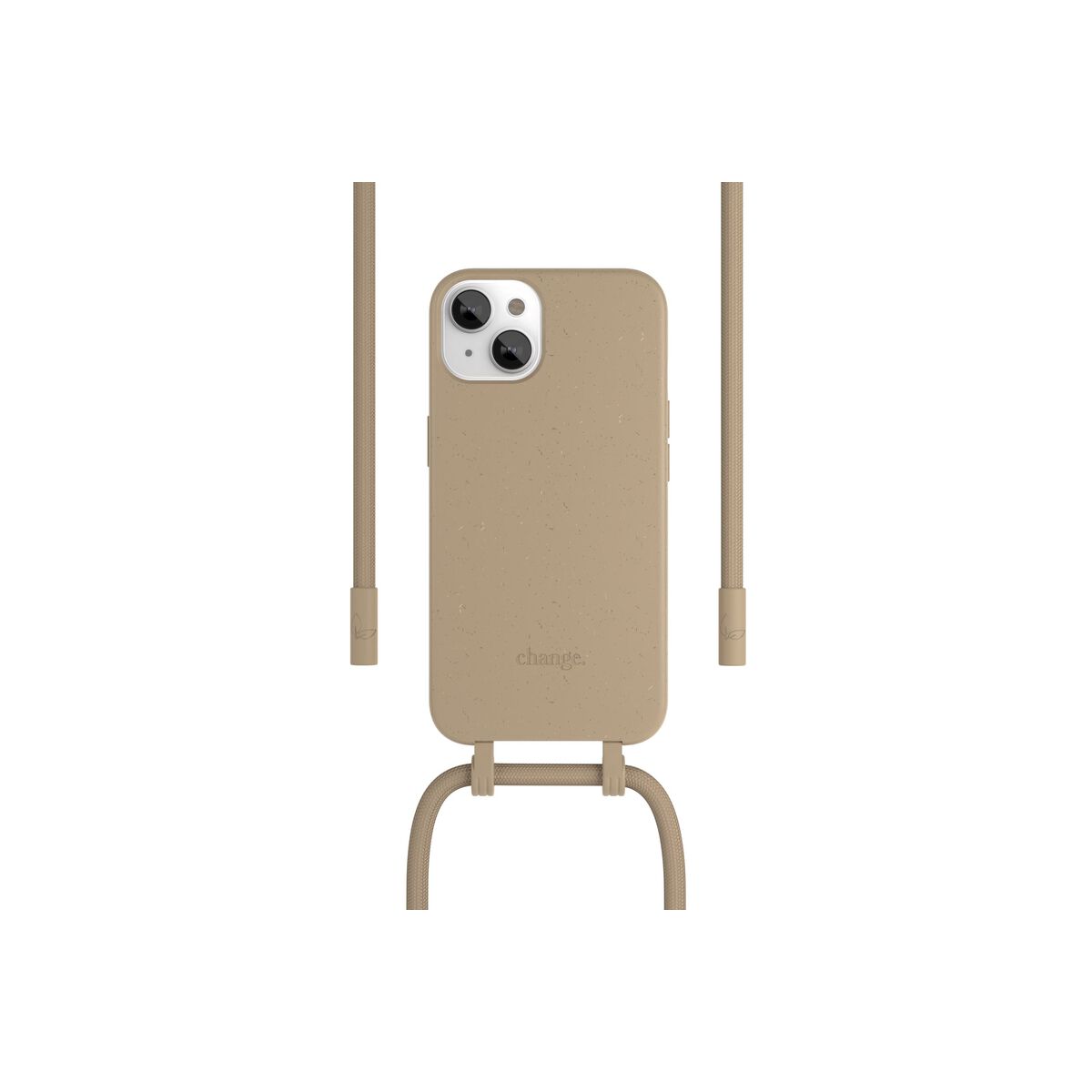 Husa de protectie Woodcessories Change Case pentru iPhone 14, Taupe - iSTYLE RO
