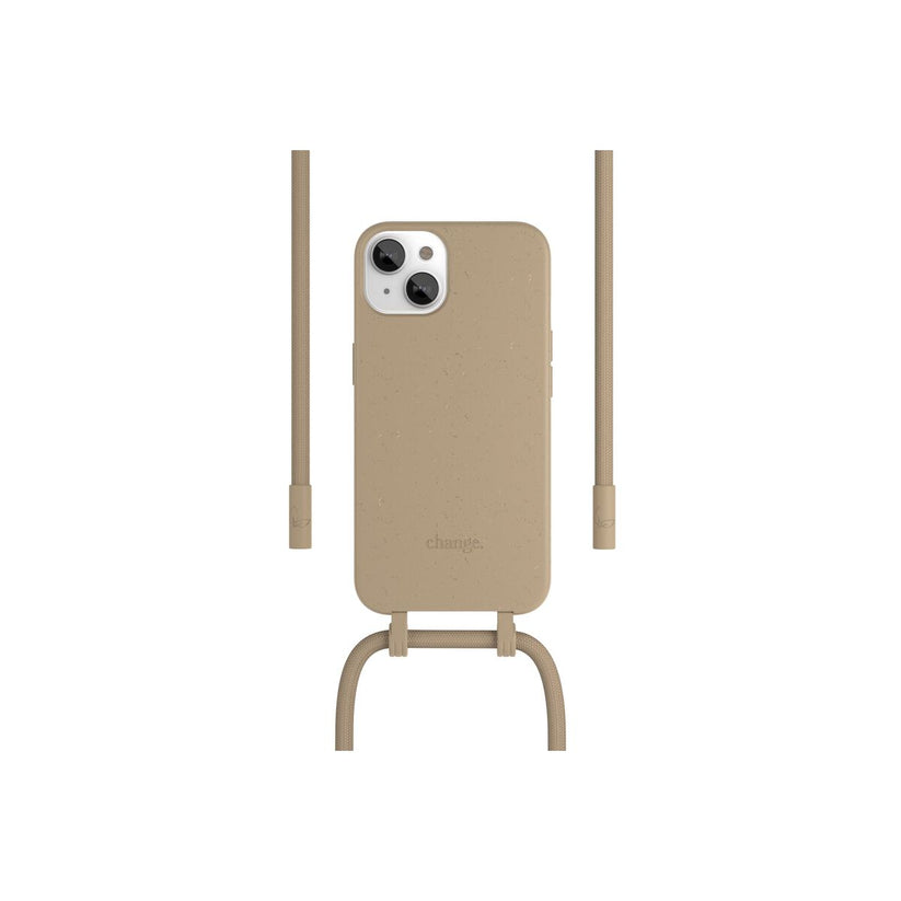 Husa de protectie Woodcessories Change Case pentru iPhone 14, Taupe - iSTYLE RO