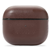 Husa de protectie DECODED Aircase pentru Airpods (gen.3), Piele, Maro - iSTYLE RO