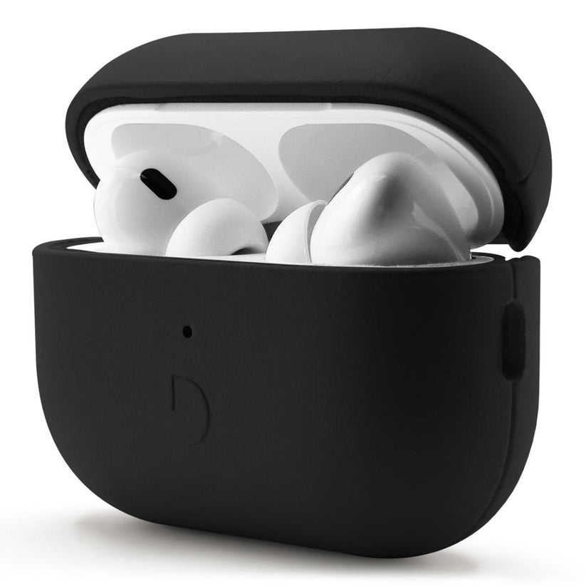 Husa de protectie Decoded Aircase pentru AirPods Pro 2, Piele, Negru - iSTYLE RO