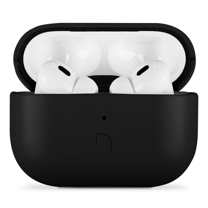 Husa de protectie Decoded Aircase pentru AirPods Pro 2, Piele, Negru - iSTYLE RO