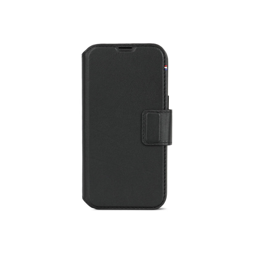 Husa de protectie Decoded cu portofel detasabil iPhone 15, Piele, Negru - iSTYLE RO