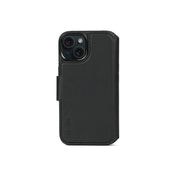 Husa de protectie Decoded cu portofel detasabil iPhone 15, Piele, Negru - iSTYLE RO