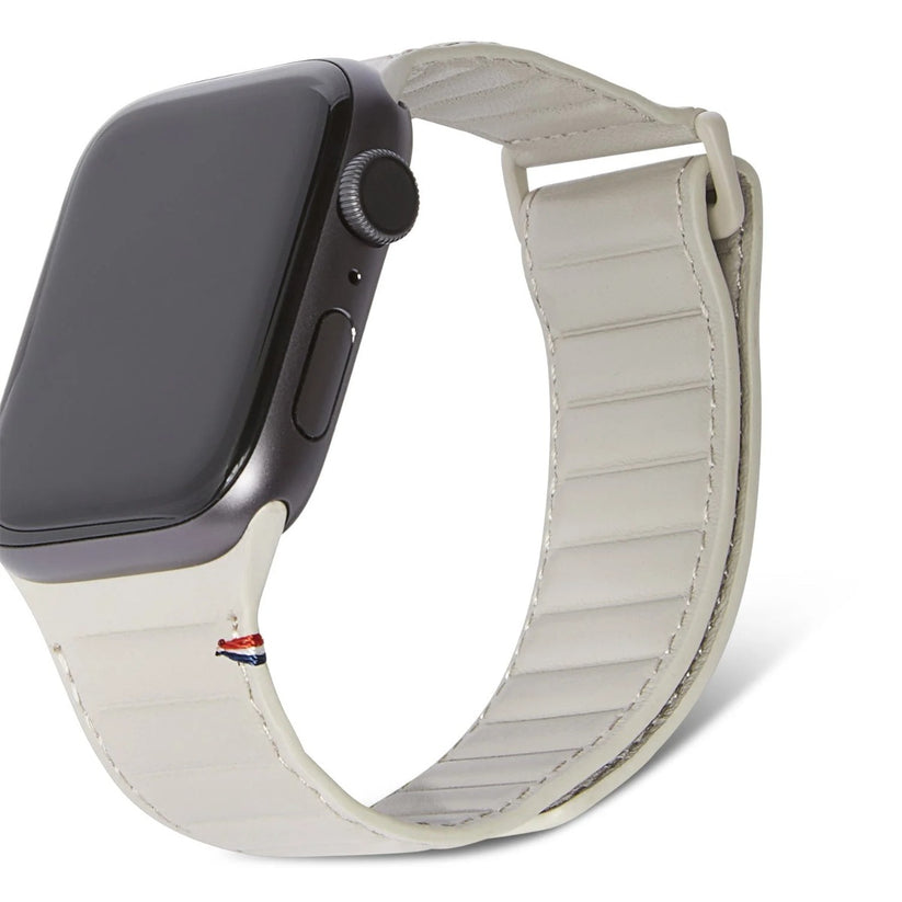 Curea Decoded Magnetic Traction pentru Apple Watch 38/40/41mm, Piele, Clay - iSTYLE RO
