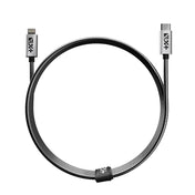 Cablu de date NEXT ONE USB-C - Lightning, Metalic, Silver (1,2m) - iSTYLE RO