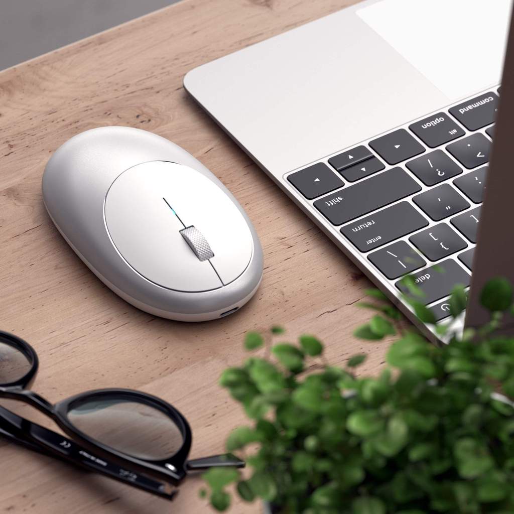 Mouse Satechi Bluetooth M1, 1200 dpi, Silver - iSTYLE RO
