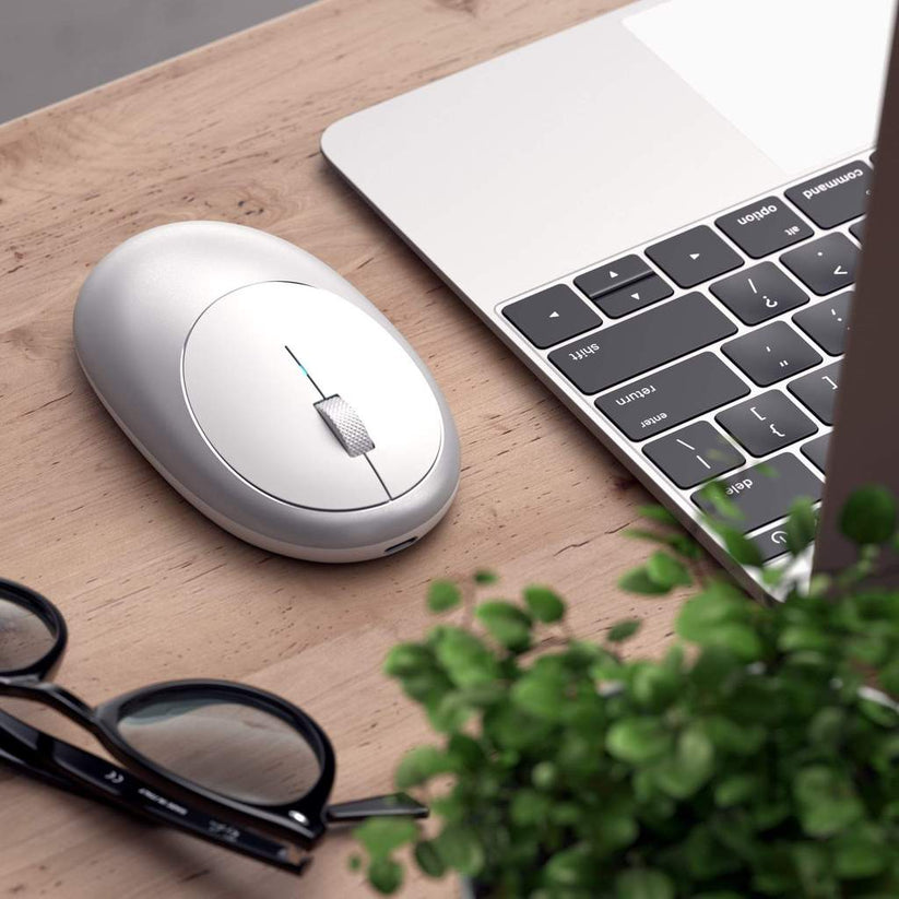 Mouse Satechi Bluetooth M1, 1200 dpi, Silver - iSTYLE RO