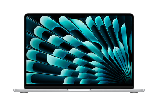 MacBook Air 13", procesor Apple M3, 8 nuclee CPU si 10 nuclee GPU, 24GB, 512GB, Silver, INT KB - iSTYLE RO