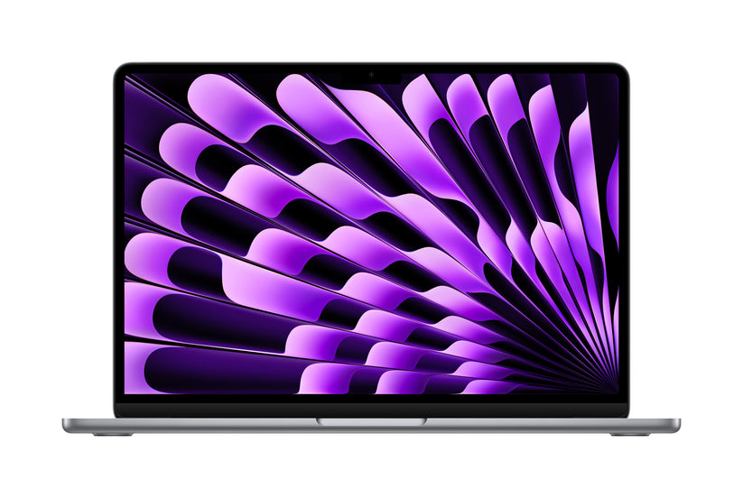 MacBook Air 15", procesor Apple M3, 8 nuclee CPU si 10 nuclee GPU, 24GB, 512GB, Space Grey, INT KB - iSTYLE RO