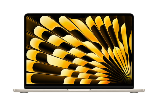 MacBook Air 15", procesor Apple M3, 8 nuclee CPU si 10 nuclee GPU, 16GB, 256GB, Starlight, INT KB - iSTYLE RO
