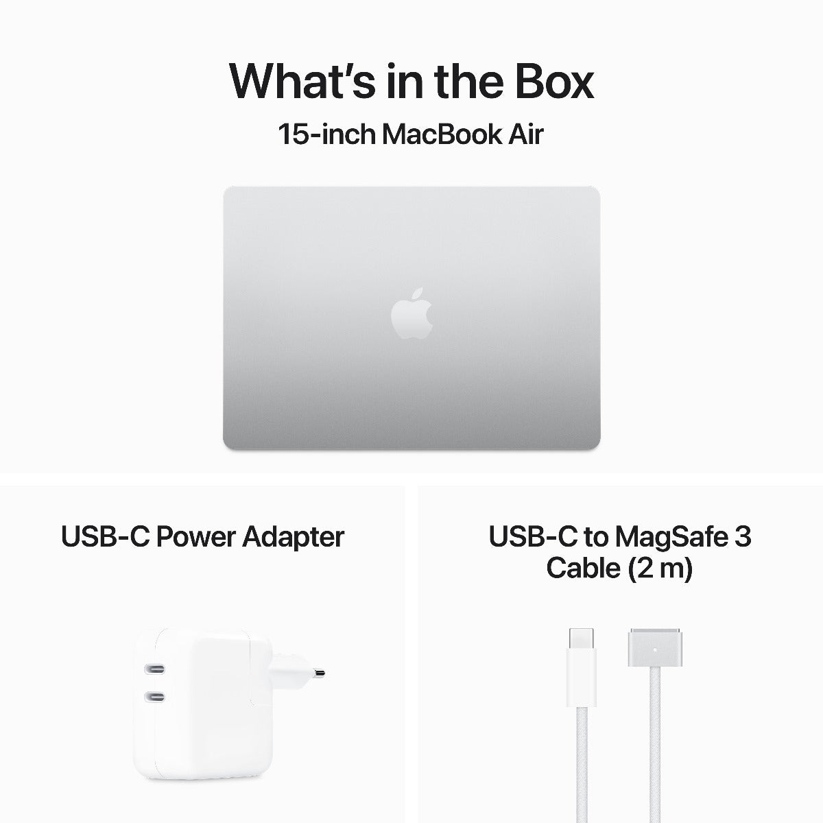 Resigilat: MacBook Air 15", procesor Apple M3, 8 nuclee CPU si 10 nuclee GPU, 8GB, 256GB, Silver, INT KB - iSTYLE RO