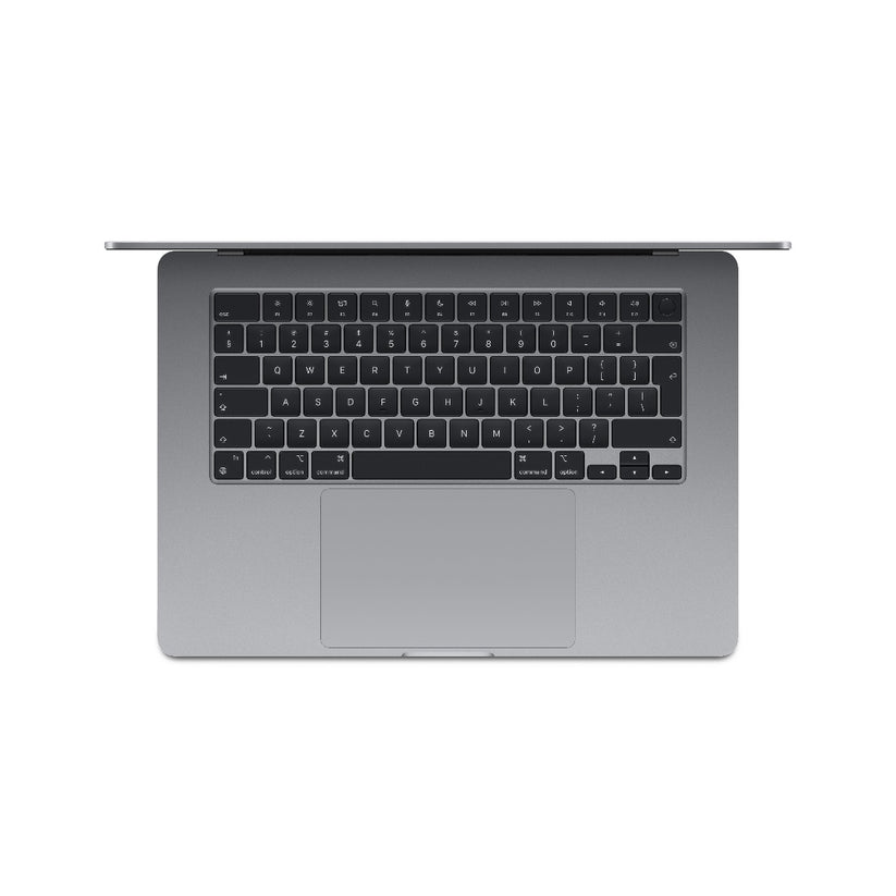 MacBook Air 15", procesor Apple M3, 8 nuclee CPU si 10 nuclee GPU, 16GB, 512GB, Space Grey, INT KB - iSTYLE RO