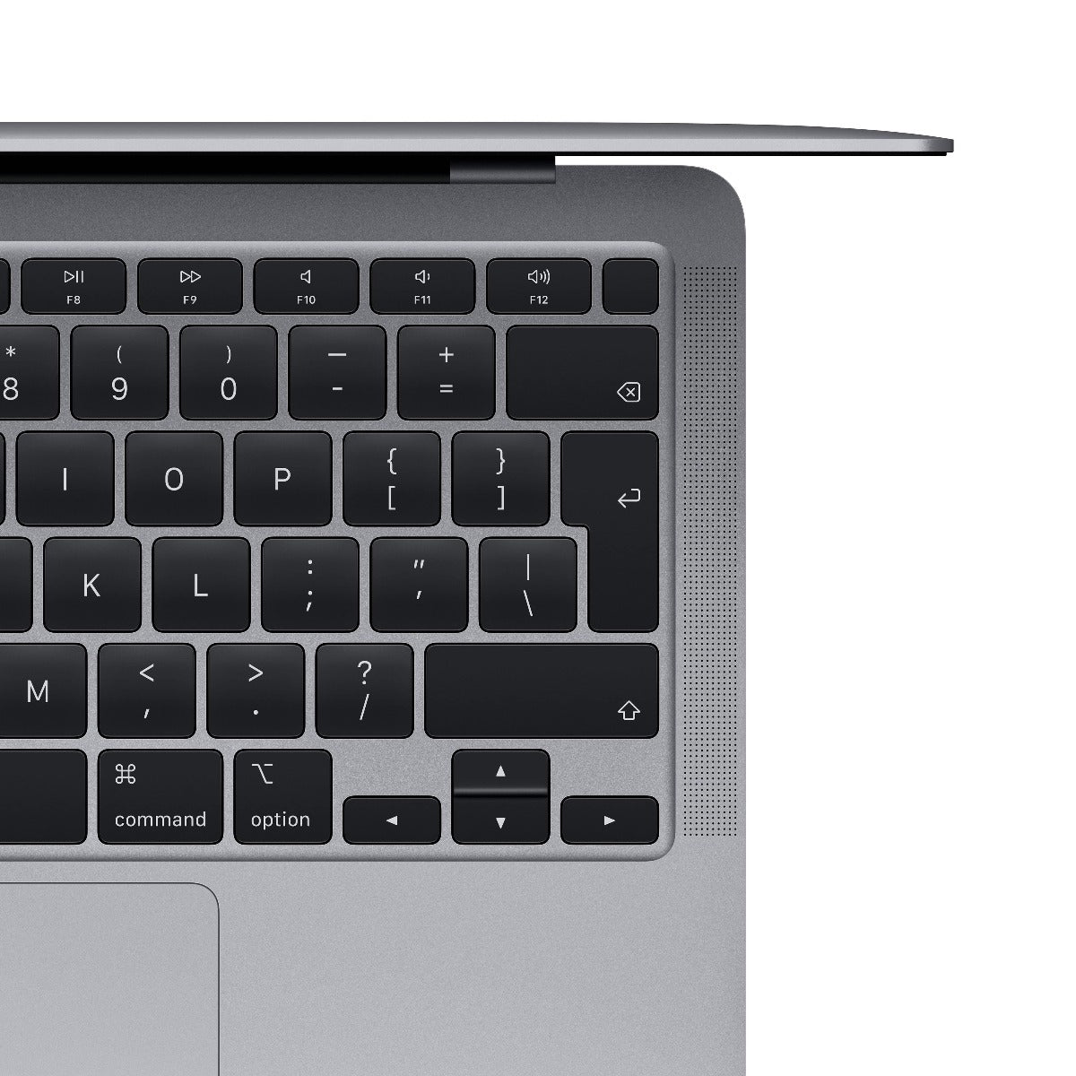 MacBook Air 13" True Tone, procesor Apple M1, 8 nuclee CPU si 7 nuclee GPU, 8GB, 256GB, Space Grey, INT KB - iSTYLE RO