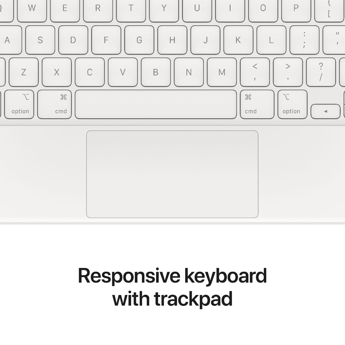 Husa cu tastatura Apple Magic Keyboard pentru iPad Pro 12.9" (gen.5) Alb, layout RO - iSTYLE RO