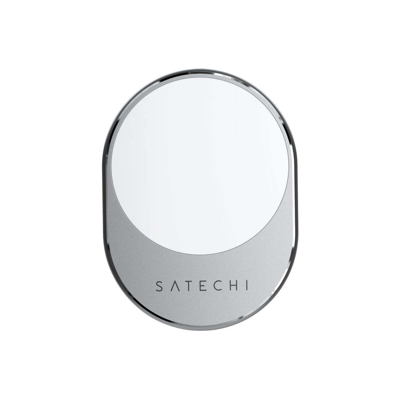 Încărcător Satechi auto wireless magnetic, Argintiu - iSTYLE RO