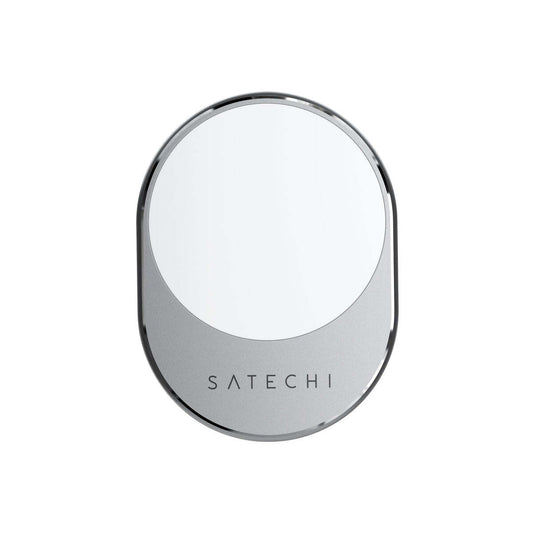 Încărcător Satechi auto wireless magnetic, Argintiu - iSTYLE RO