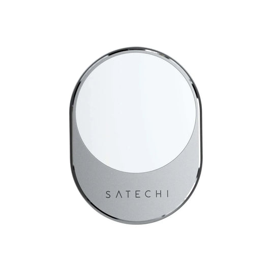 Încărcător Satechi auto wireless magnetic, Argintiu - iSTYLE RO