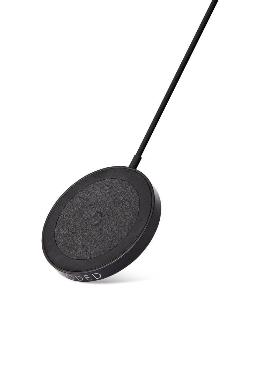Incarcator Decoded Wireless Charging Puck 15W, Negru - iSTYLE RO