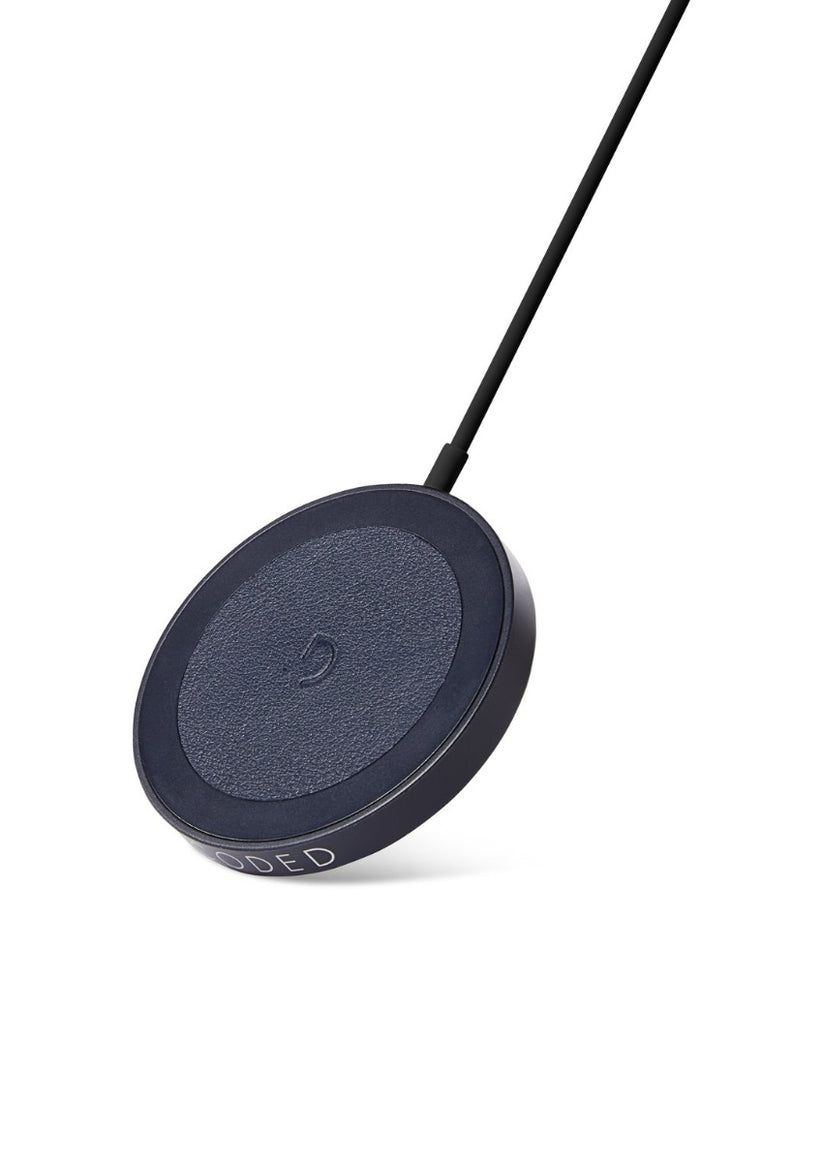 Incarcator Decoded Wireless Charging Puck 15W, Navy - iSTYLE RO