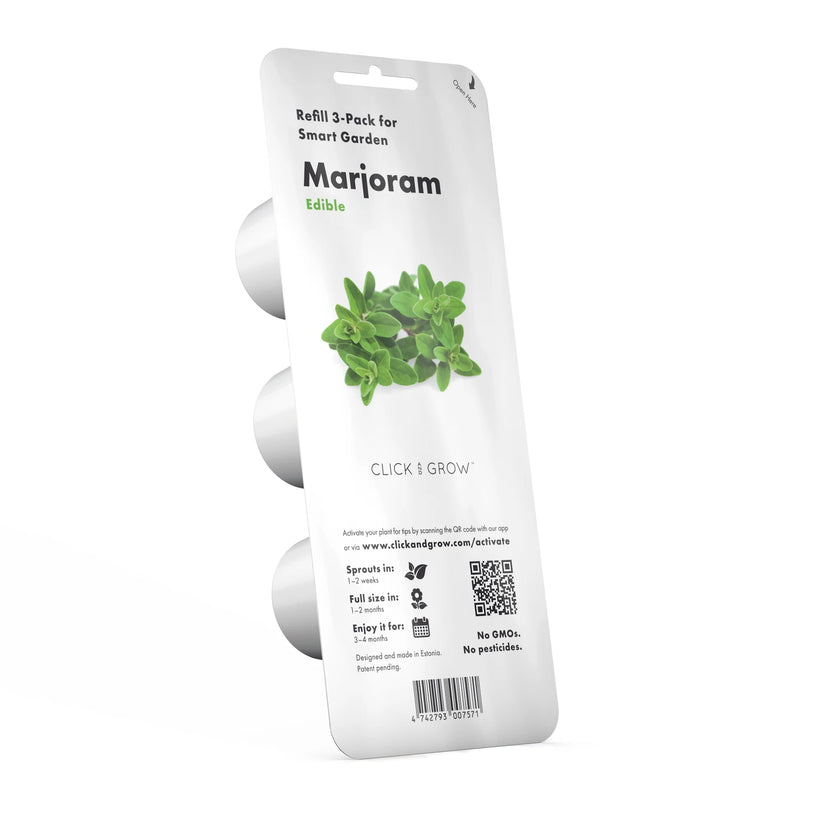Capsule Click & Grow cu seminte si substrat de maghiran 3buc - iSTYLE RO