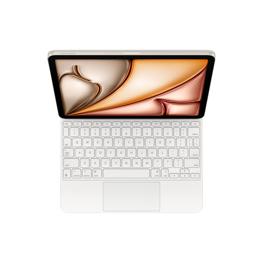 Husa cu tastatura Apple Magic Keyboard pentru iPad Air 11" (M3) Alb, layout US - iSTYLE RO