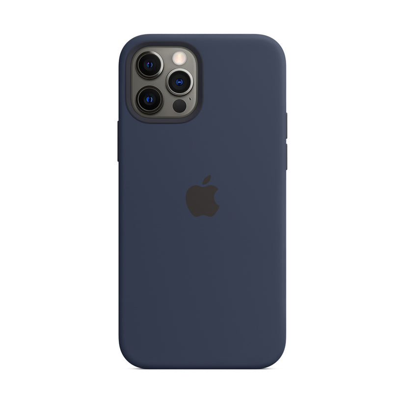 Product Name Husa de protectie Apple cu MagSafe pentru iPhone 12 / iPhone 12 Pro, Silicon, Deep Navy - iSTYLE.ro