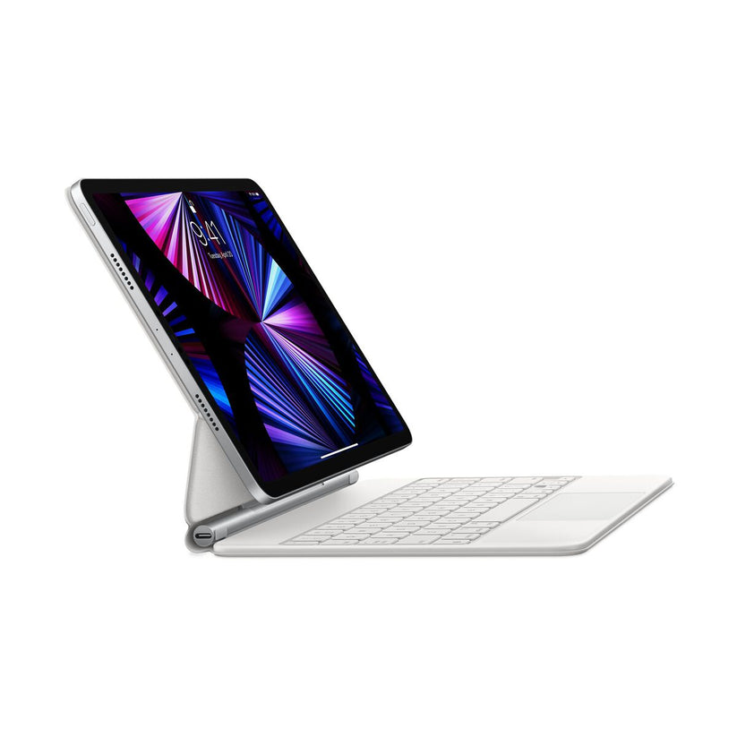 Husa cu tastatura Apple Magic Keyboard pentru iPad Pro 11" (gen.3) / iPad Air (gen.4) Alb, layout US - iSTYLE RO