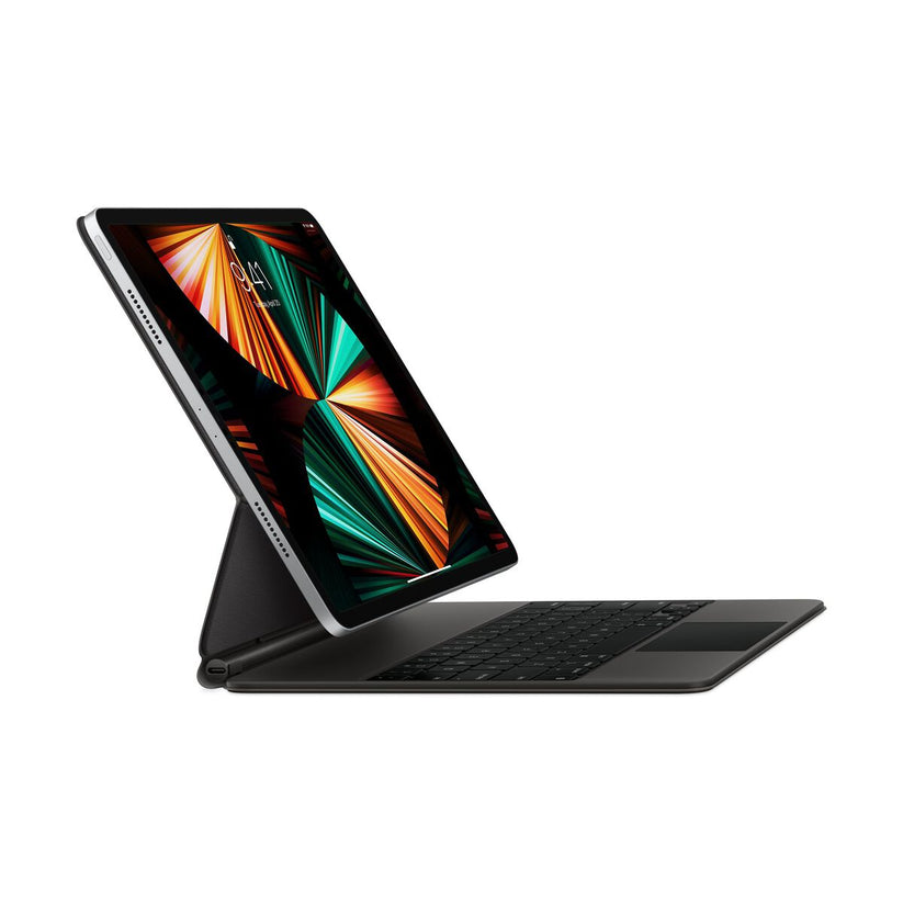 Husa cu tastatura Apple Magic Keyboard pentru iPad Pro 12.9" (gen.5) Negru, layout US - iSTYLE RO