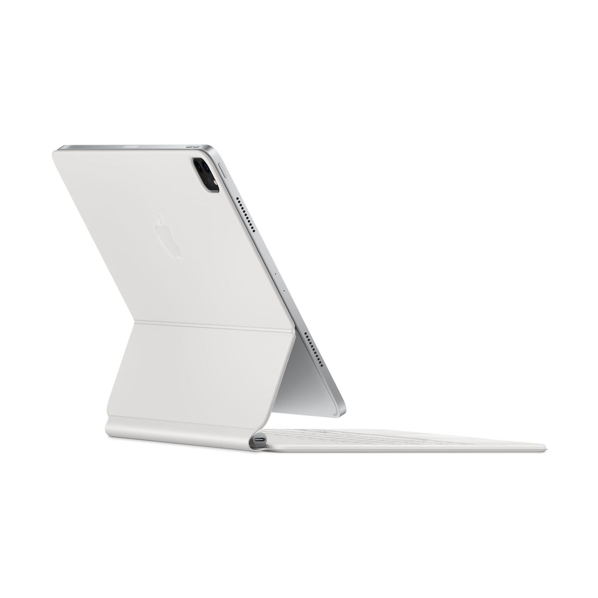 Husa cu tastatura Apple Magic Keyboard pentru iPad Pro 12.9" (gen.5) Alb, layout US - iSTYLE RO