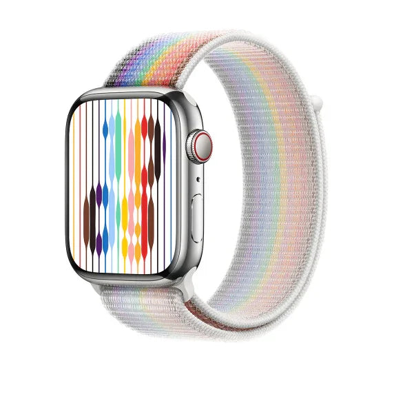 Curea Apple pentru Apple Watch 45mm Band: Pride Edition Sport Loop - iSTYLE RO
