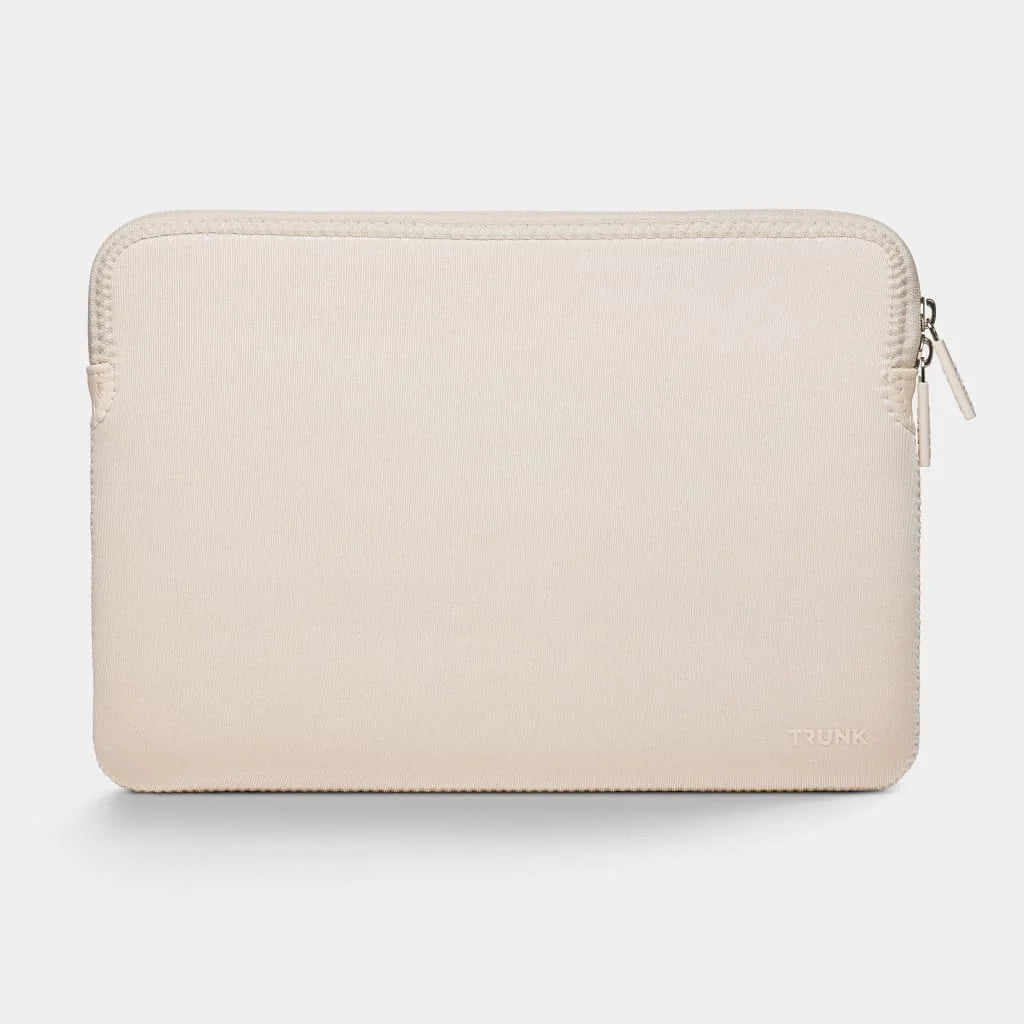 Husa de protectie TRUNK pentru MacBook 13", Neopren, Crem