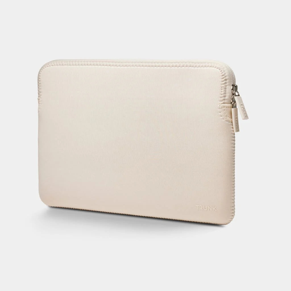 Husa de protectie TRUNK pentru MacBook 13", Neopren, Crem