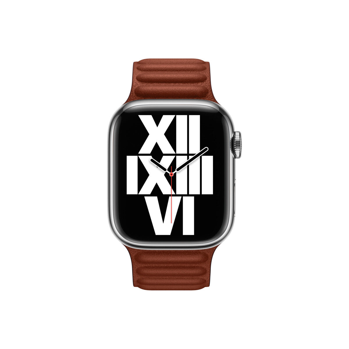 Curea Apple pentru Apple Watch 41mm Band: Umber Leather Link - M/L
