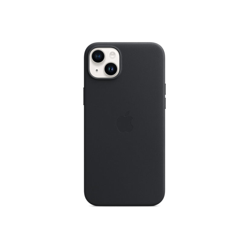 Husa de protectie Apple cu MagSafe pentru iPhone 14 Plus, Piele, Midnight - iSTYLE RO