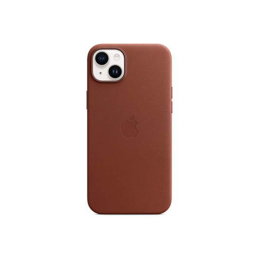 Husa de protectie Apple cu MagSafe pentru iPhone 14 Plus, Piele, Umber - iSTYLE RO