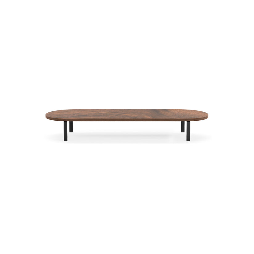 Stand Woodcessories pentru monitor Walnut/Black - iSTYLE RO