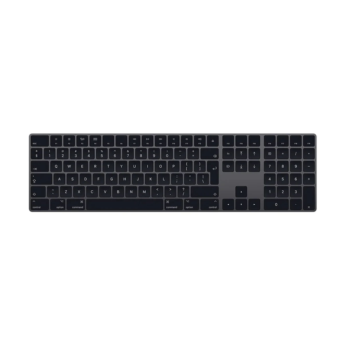 Resigilat: Tastatura Apple Magic cu Numeric Keypad, layout INT, Space Grey