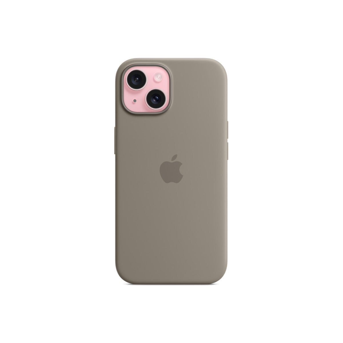 Husa de protectie Apple cu MagSafe pentru iPhone 15, Silicon, Clay - iSTYLE RO