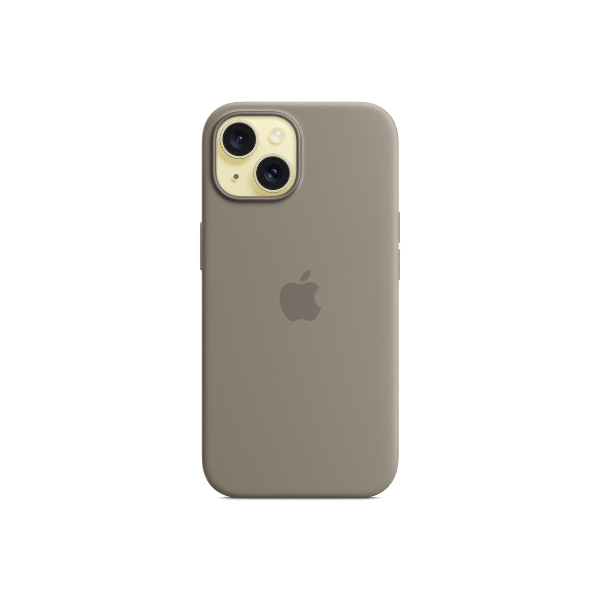 Husa de protectie Apple cu MagSafe pentru iPhone 15, Silicon, Clay - iSTYLE RO