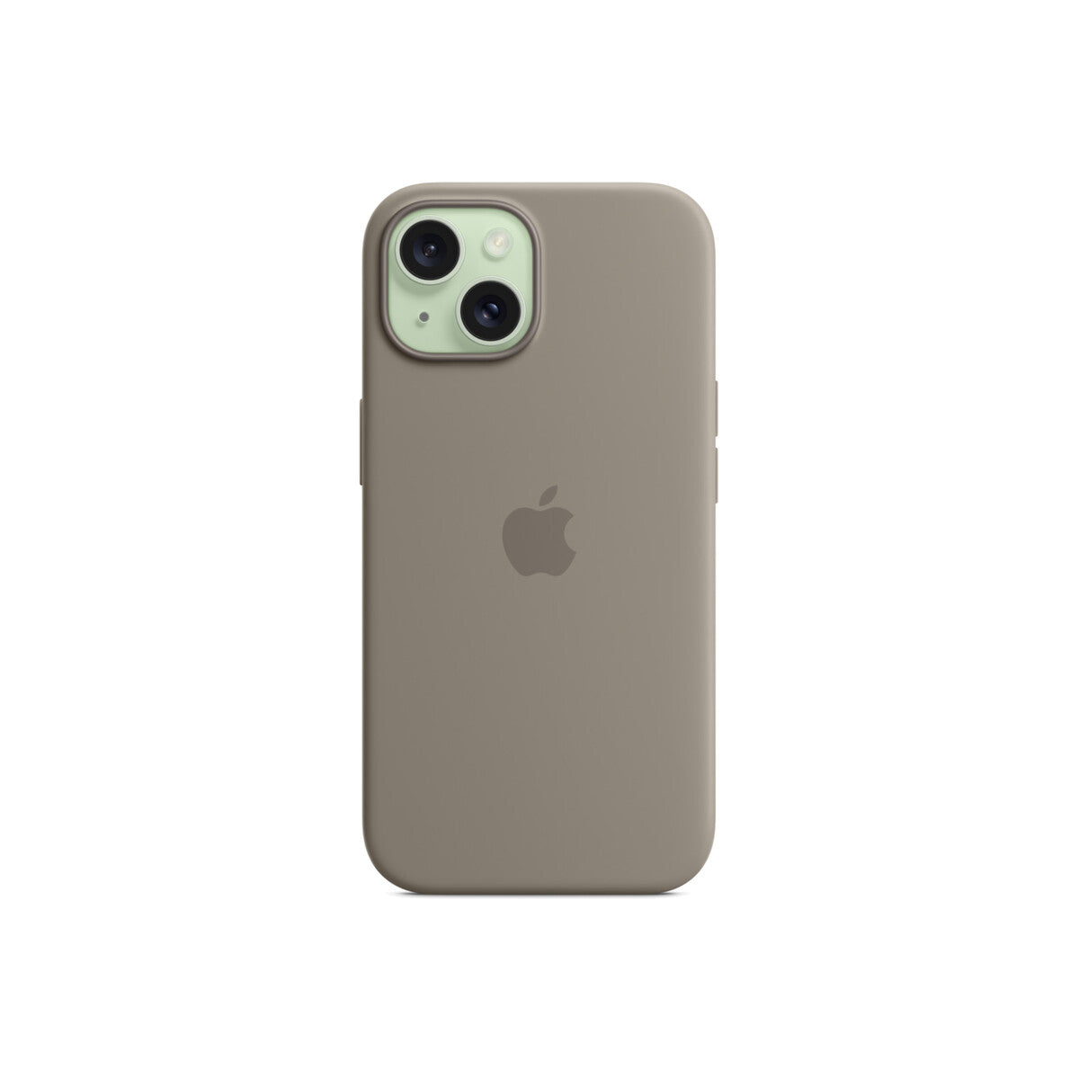 Husa de protectie Apple cu MagSafe pentru iPhone 15, Silicon, Clay - iSTYLE RO
