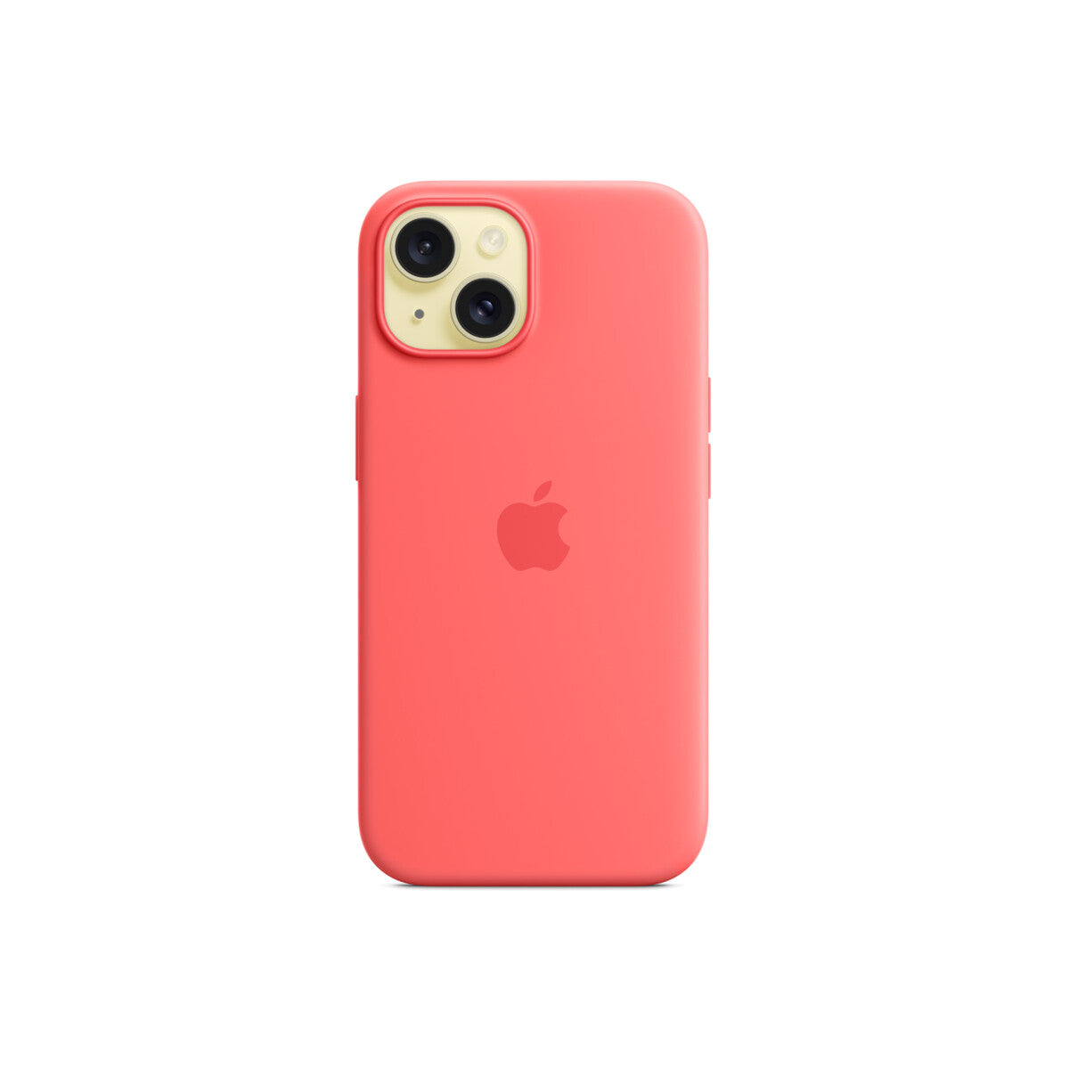 Husa de protectie Apple cu MagSafe pentru iPhone 15, Silicon, Guava - iSTYLE RO