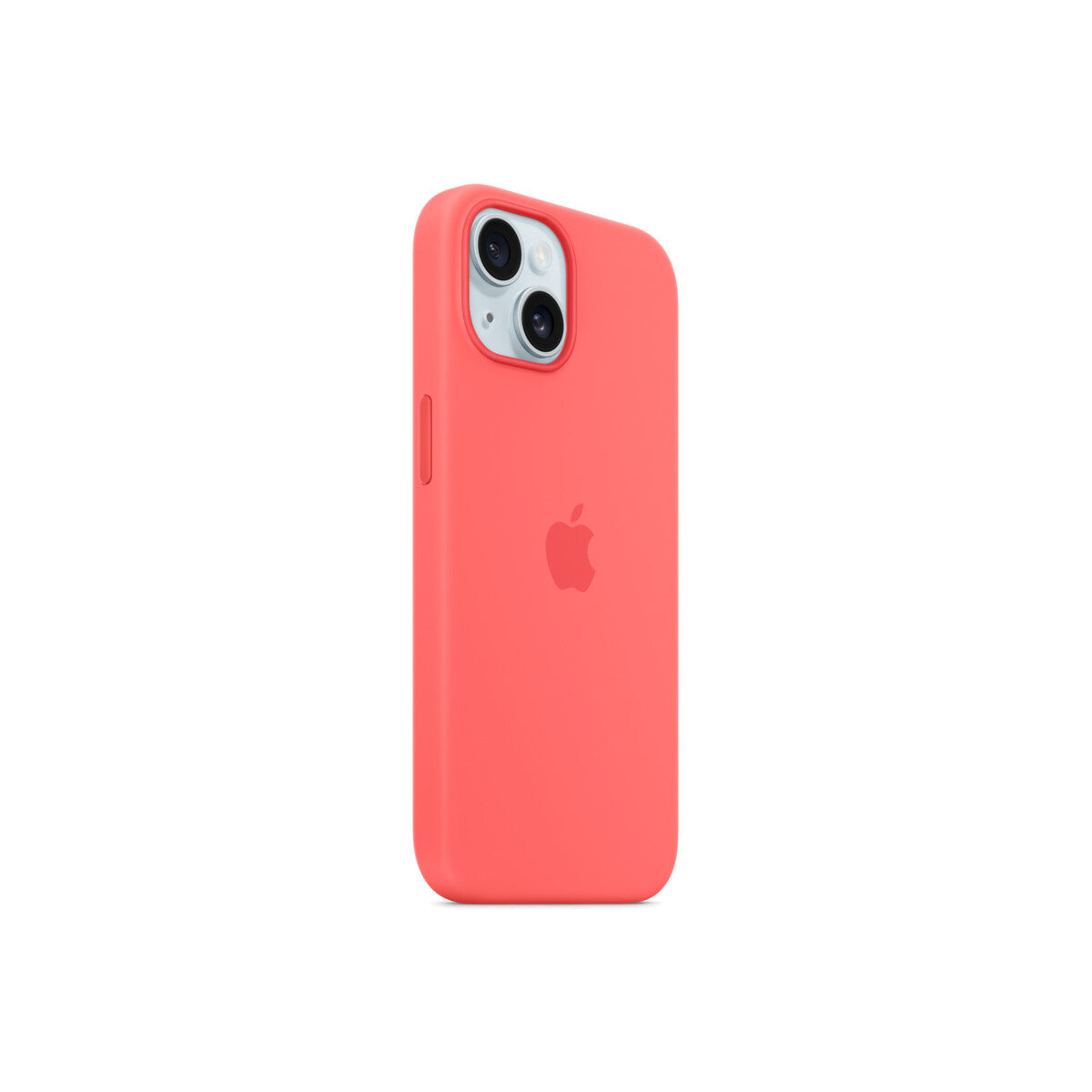Husa de protectie Apple cu MagSafe pentru iPhone 15, Silicon, Guava - iSTYLE RO