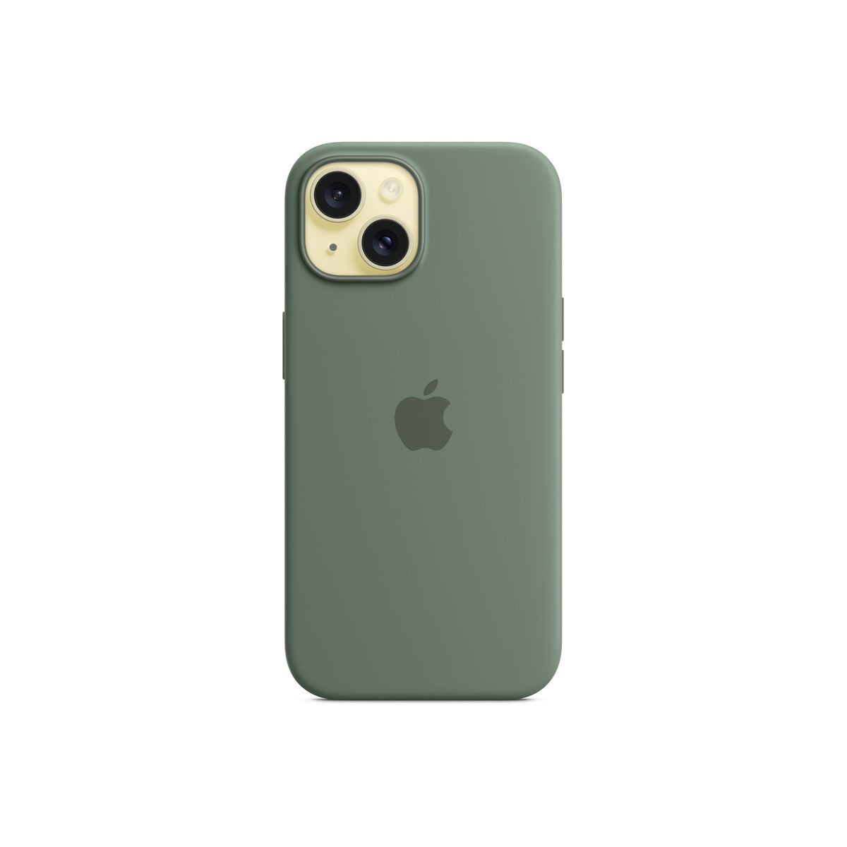Husa de protectie Apple cu MagSafe pentru iPhone 15, Silicon, Cypress - iSTYLE RO