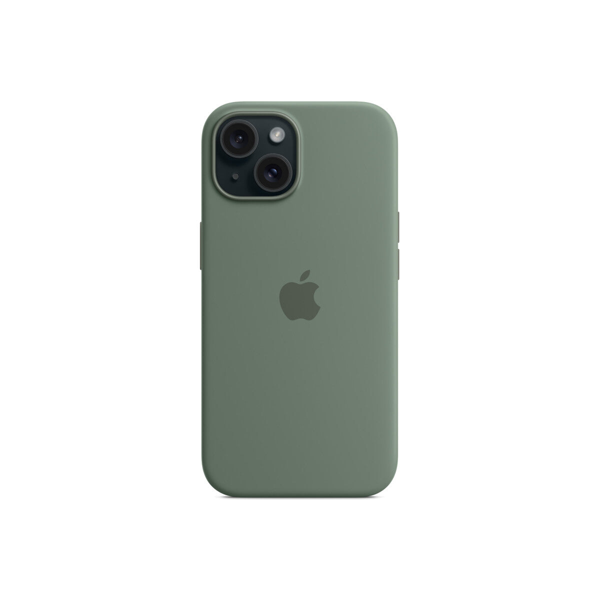 Husa de protectie Apple cu MagSafe pentru iPhone 15, Silicon, Cypress - iSTYLE RO