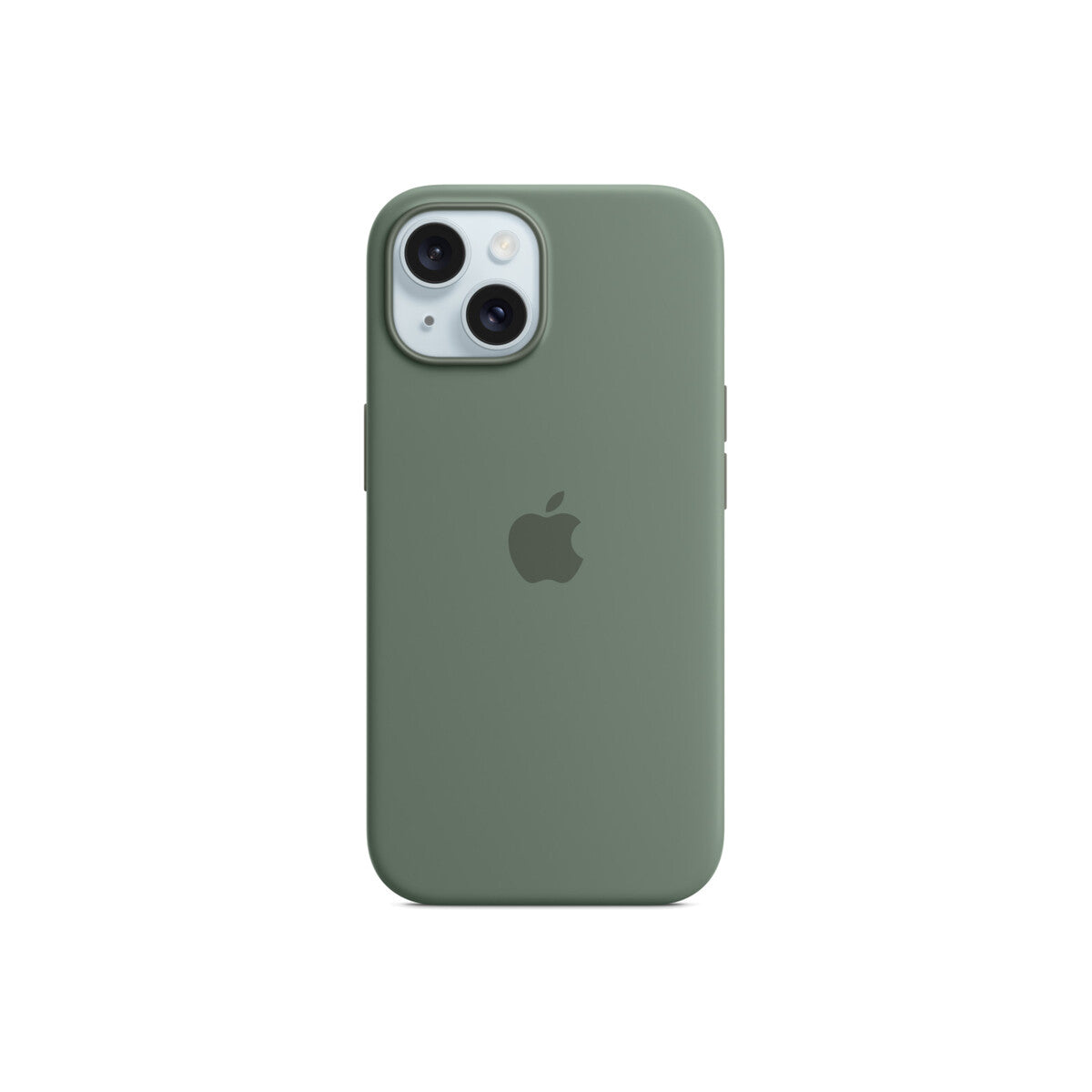 Husa de protectie Apple cu MagSafe pentru iPhone 15, Silicon, Cypress - iSTYLE RO