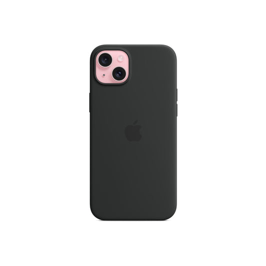 Husa de protectie Apple cu MagSafe pentru iPhone 15 Plus, Silicon, Negru - iSTYLE RO