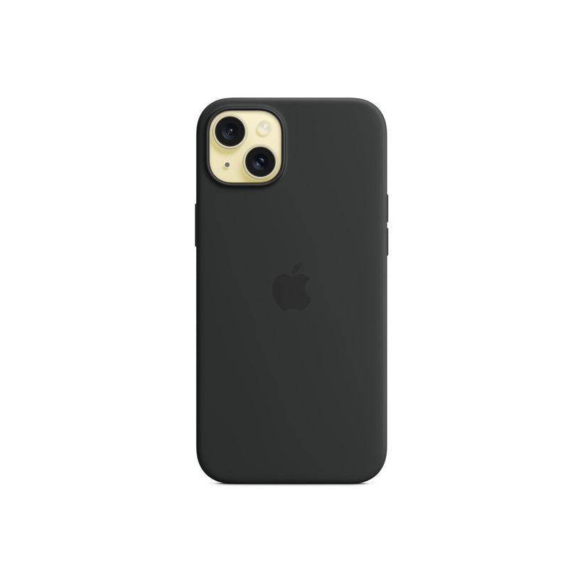 Husa de protectie Apple cu MagSafe pentru iPhone 15 Plus, Silicon, Negru - iSTYLE RO