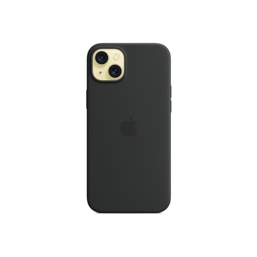 Husa de protectie Apple cu MagSafe pentru iPhone 15 Plus, Silicon, Negru - iSTYLE RO