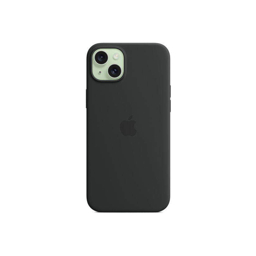 Husa de protectie Apple cu MagSafe pentru iPhone 15 Plus, Silicon, Negru - iSTYLE RO